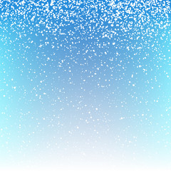 Naklejka na ściany i meble Christmas snowfall background. Vector illustration.