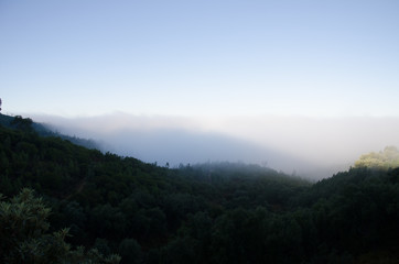 Naklejka premium Mountain scenes