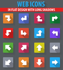 Arrows icons set