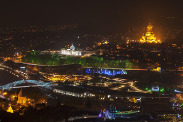 Fototapeta na wymiar Tbilisi. Georgia. November