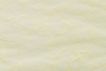 Soft yellow mulberry paper texture.