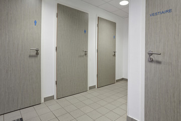 toilettes et vestiaire collectivités 