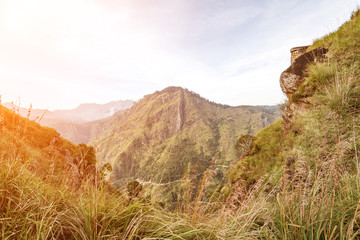 Ella Rock, View from Little Adam's Peak. Sri Lanka