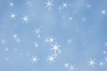 Naklejka na ściany i meble christmas snowflake background