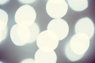 White holiday bokeh. Abstract christmas background