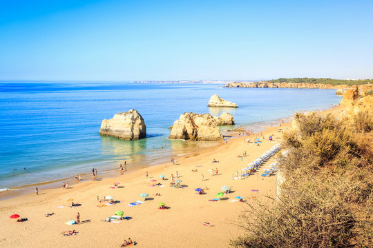 Praia Da Rocha In Portimao, Portugal