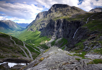 Trollstigen hairpin road