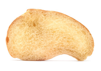 Sliced bread on a white background
