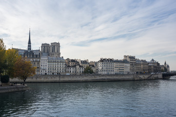 Fototapeta na wymiar The island Cite in Paris