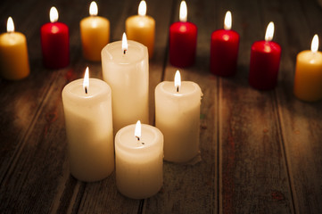 Fototapeta na wymiar candles 