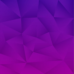 Obraz premium Dark Blue Violet Polygonal Mosaic Background, Vector illustration, Creative Business Design Templates. Abstract Background for Design. Stock vector. Flat design.