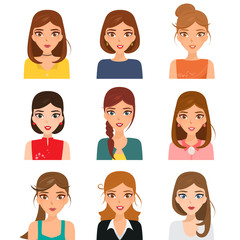 Business woman character. Vector people design. Business woman occupation.