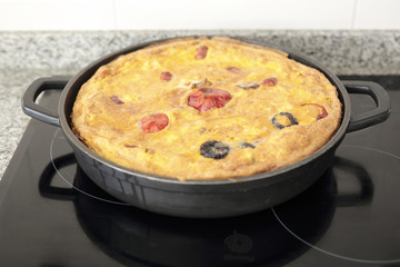 Rice with crust, dish typical of Elche.