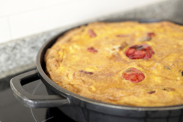 Rice with crust, dish typical of Elche.