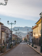 Street in Cusco, Peru .