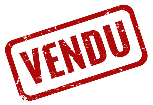 Vendu timbre rouge
