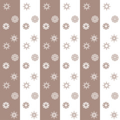 Christmas snowflakes seamless background. 