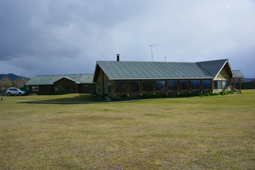 Obraz premium cabins and lodges in Patagonia Chile