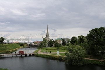 Fototapeta na wymiar View from Castle Copenhagen, Denmark Scandinavia