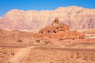 The Spiral Hill geological attraction in Timna National Park, Is