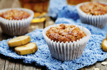 Oats banana muffins