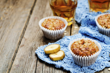 Oats banana muffins