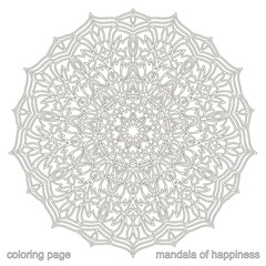 Adult Coloring Book Mandala Ethnic