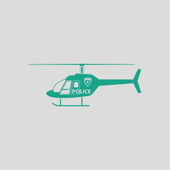 Police helicopter icon