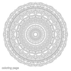 Adult Coloring Book Mandala Ethnic