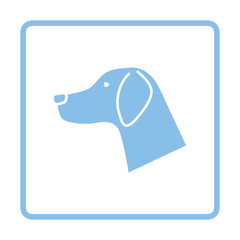 Dog head icon