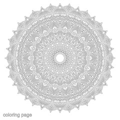 Adult Coloring Book Mandala Ethnic