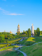 Fototapeta na wymiar Places of interest in Kiev, Ukraine