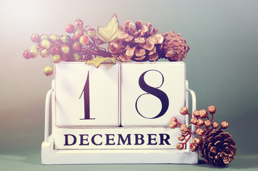 Christmas Advent Calendar for days until Christmas