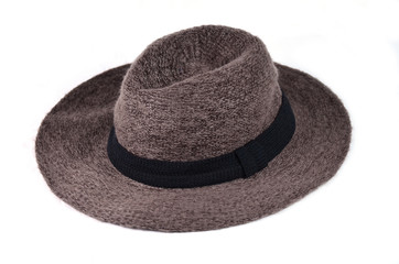 Fototapeta na wymiar gray hat 1