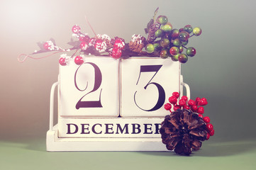 Christmas Advent Calendar for days until Christmas