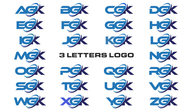 3 letters modern generic swoosh logo  AGK, BGK, CGK, DGK, EGK, FGK, GGK, HGK, IGK, JGK, KGK, LGK, MGK, NGK, OGK, PGK, QGK, RGK, SGK, TGK, UGK, VGK, WGK, XGK, YGK, ZGK