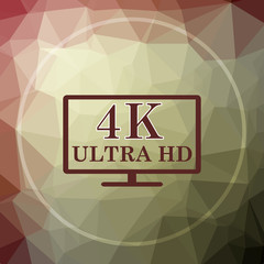 4K ultra HD icon