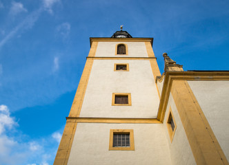 Fototapeta na wymiar Kirchturm und Himmel