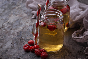 Herbal tea with rosehip