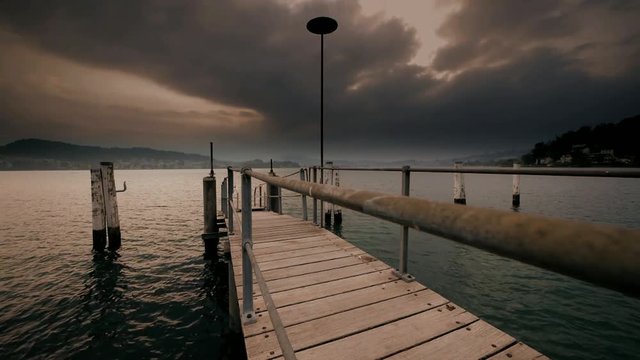 pier lake view, shot on red epic
