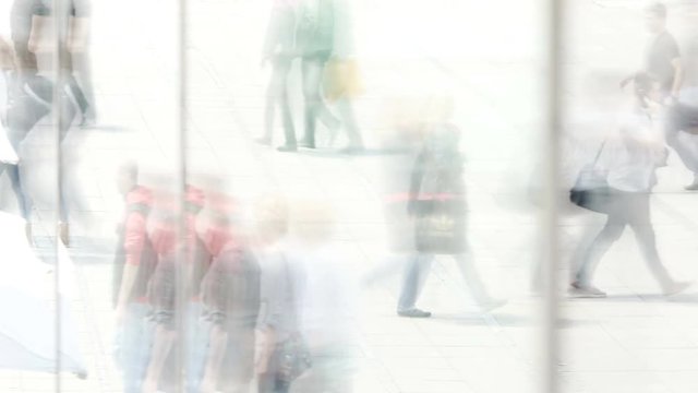 commuters walking background. people urban lifestyle background.