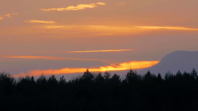 time lapse of sunset sky.