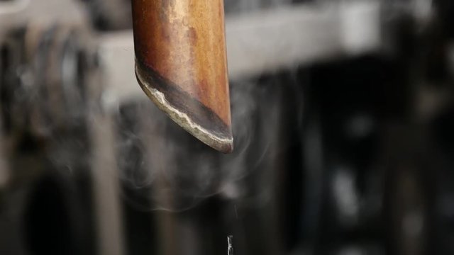 steam engine background. smoke smoking. old technology background.