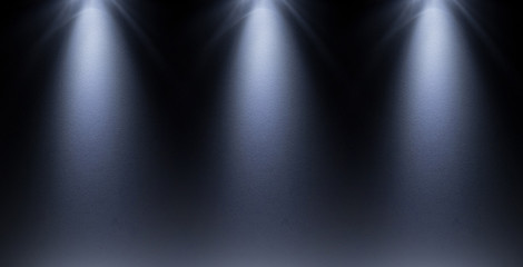 Fototapeta premium white, blur spotlight effect on black background