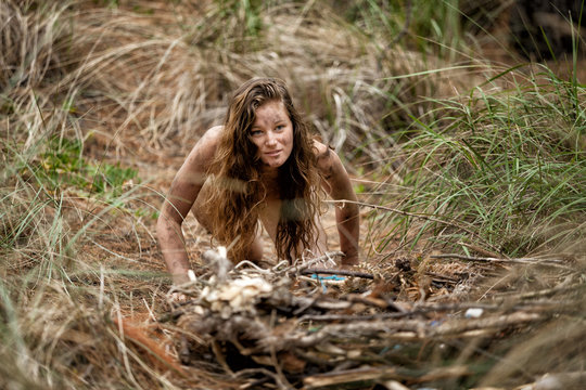 Wild female in the Forest