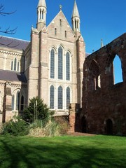 Fototapeta na wymiar cathedral in Worcester, England