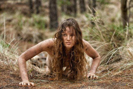 Wild female in the Forest