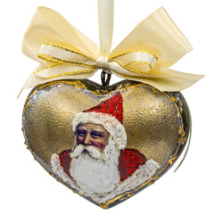 Decoration in form of pendants in the shape of heart for Christm © kostiuchenko