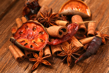 Christmas spices potpourri