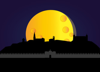 Toledo skyline in spain